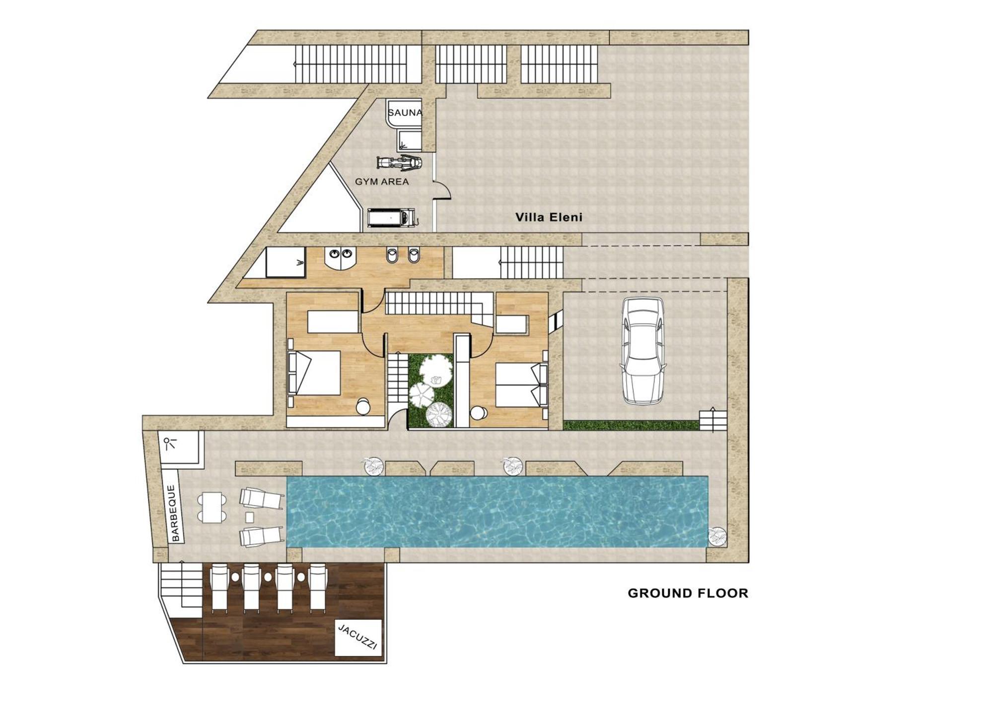 Beachfront Ravdoucha Epavlis Eleni Villa - Pool, Hot Tub, Gym, Sauna, Private Parking, Wifi Chania  Exteriör bild